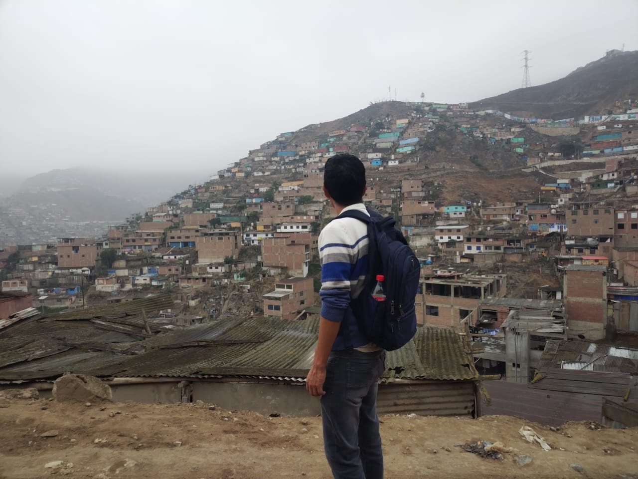 Un panorama de las condiciones precarias de Nueva Rinconada. Foto por Juan Diego Cabello.